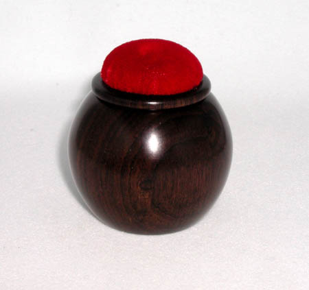 African Blackwood (rare), 2.28" D spherical, $75.00 