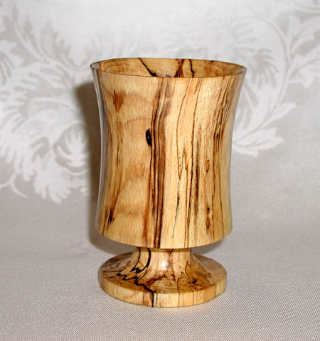 Spalted Beech, 3"" D x 6" H, $85.00 --- SOLD --- 