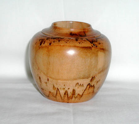 Spalted Maple, 2.75" D x 2.5" H, $85.00 --- SOLD --- 