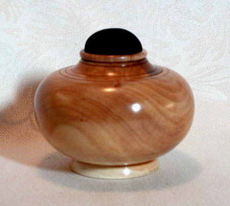 Pear, footed classic style, 3.5" D x 2.75" H, $75.00 