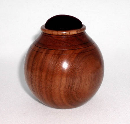 Walnut, 2.75" D spherical, $75.00 