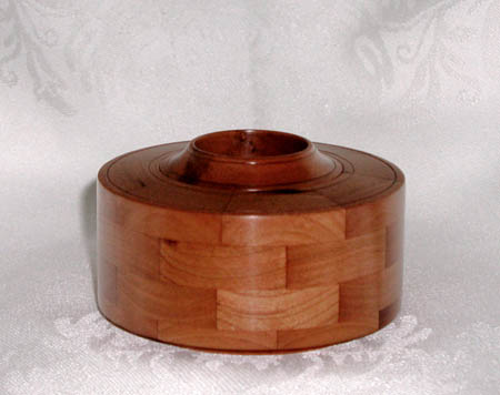 Old Cherry, 4.5" D x 2.5" H, $125.00 -- SOLD -- 